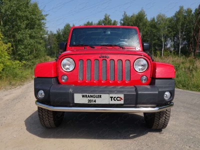 Защита переднего бампера 60 мм ТСС для Jeep Wrangler 3D 2010-2018