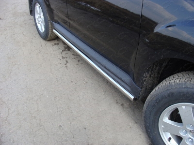 Пороги труба 60 мм ТСС для Mitsubishi Outlander 2010-2014