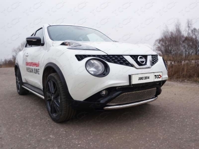 Защита переднего бампера 42 мм ТСС для Nissan Juke 2014-2018