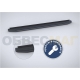Пороги алюминиевые Rival Black для Kia Sorento Prime 2018-2021