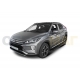 Пороги алюминиевые Rival Black для Mitsubishi Eclipse Cross 2018-2021