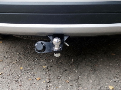Фаркоп ТСС шар E нержавеющий для Mitsubishi Outlander 2015-2021