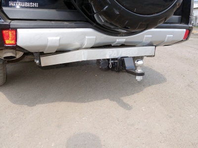 Фаркоп ТСС надпись Pajero для Mitsubishi Pajero 4 2006-2021