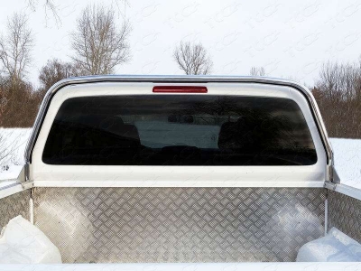 Защита кабины 75х42 мм ТСС для Volkswagen Amarok 2016-2021