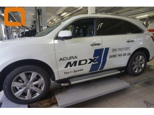 Пороги алюминиевые Brillant серебристые