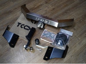 ТСУ Фаркоп ТСС с надписью Lexus, шар E для Lexus RX Long № TCU00128