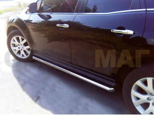 Пороги труба 53 мм для Mazda СX-7 № MSX 4