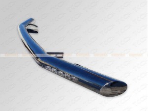 Защита переднего бампера с ДХО 60 мм для Mitsubishi Outlander № MITOUT14-14
