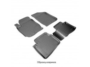 Коврики 3D в салон Norplast полиуретан чёрные на хетчбек для Renault Megane 4 № NPA11-C69-572